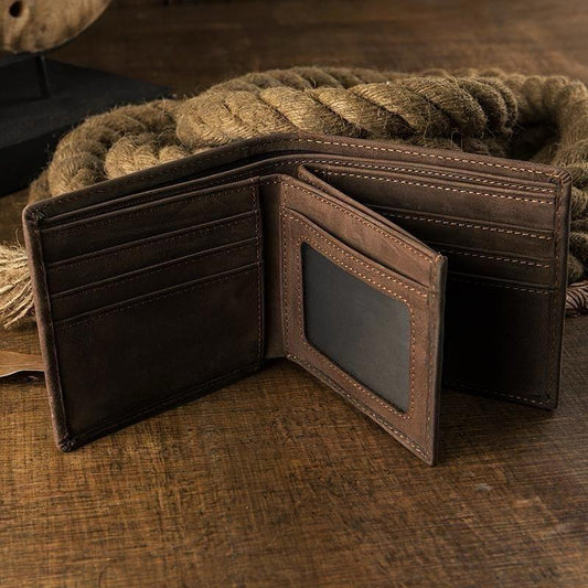 PREMIUM HANDMADE MEN'S WALLET ( SOFT FINISH ) WITH BOX